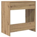 vidaXL Bureau chêne artisanal 77 5 x 43 x 79 cm Bois d'ingénierie