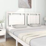 vidaXL Tête de lit Blanc 165 5x4x100 cm Bois massif de pin