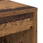 vidaXL Bureau d'écriture rustique Bois ancien Bois d'ingénierie