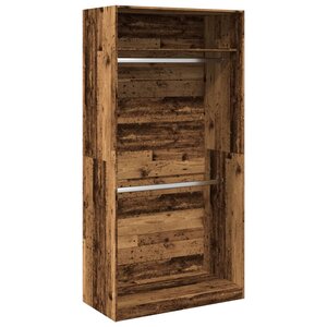 vidaXL Garde-robe vieux bois 100x50x200 cm bois d'ingénierie