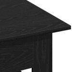 vidaXL Table basse Chêne noir 102 x 55 x 42 cm Bois d'ingénierie