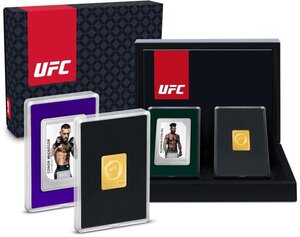 Pièce de monnaie en Argent g 31.1 (1 oz) Millésime 2024 Mint Trading Coins UFC MISTERY BOX