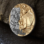 BEAUTY AND THE BEAST 2 Once Argent Monnaie 2000 Francs Cameroon 2024