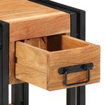 vidaXL Cabinet de chevet Marron 30 x 30 x 40 cm Bois d'acacia massif