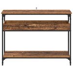 vidaXL Table console Bois ancien 100 x 29 x 75 cm Bois d'ingénierie