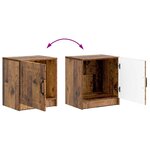 vidaXL Cabinet de chevet Bois ancien 43 x 34 5 x 47 cm