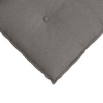 vidaXL Coussin de Dos Gris clair 50 x 45 cm Tissu en velours côtelé