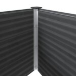 vidaXL Lit surélevé de jardin 250x50x91 cm WPC Gris