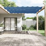 vidaXL Auvent vertical Bleu 180x1000 cm Tissu oxford