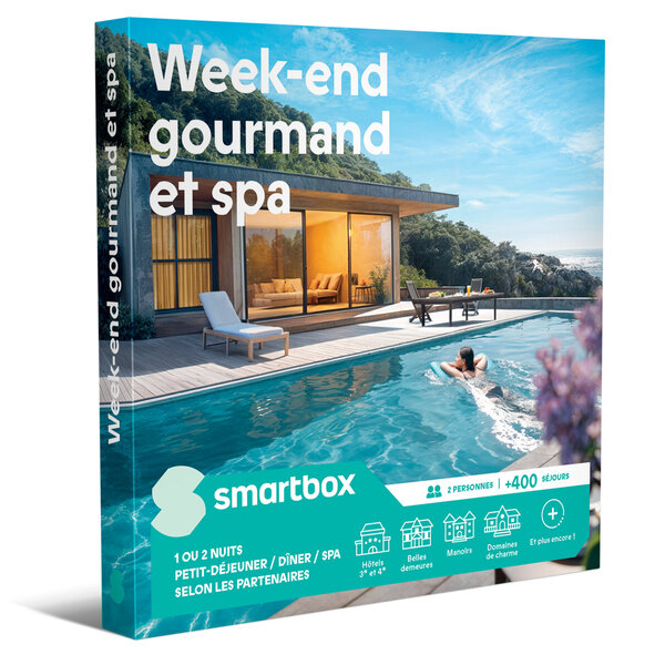 SMARTBOX - Coffret Cadeau Week-end gourmand et spa -  Séjour