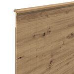 vidaXL Tête de lit Chêne artisanal 100 cm Bois d'ingénierie