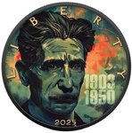 Pièce de monnaie en Argent 1 Dollar g 31.1 (1 oz) Millésime 2025 GEORGE ORWELL