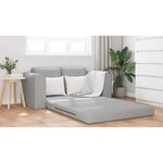 vidaXL Canapé-Lit Gris nuage 148 x 71 x 83 cm tissu