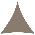 vidaXL Voile de parasol Tissu Oxford triangulaire 6x6x6 m Taupe