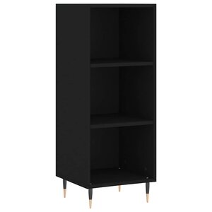 vidaXL Buffet noir 34 5x32 5x90 cm bois d'ingénierie
