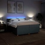 vidaXL Sommier à lattes de lit avec matelas Gris foncé 200x200cm Tissu