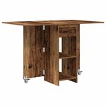 vidaXL Table à dîner 115 x 70 x 75 cm Bois d'ingénierie Bois ancien