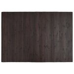 vidaXL Tapis rectangulaire marron foncé 70x100 cm bambou
