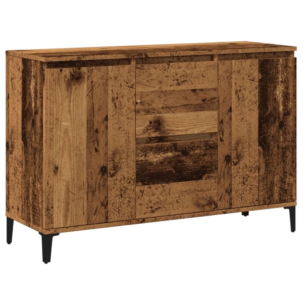 vidaXL Buffet vieux bois 102x35x70 cm bois d'ingénierie