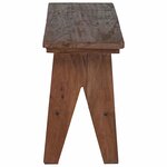 vidaXL banc Naturel 100 x 30 x 51 cm Bois massif de récupération