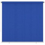 vidaXL Store roulant d'extérieur 240x230 cm Bleu PEHD