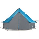 vidaXL Tente familiale tipi 6 personnes bleu imperméable