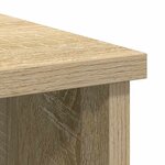 vidaXL Buffet avec tiroir chêne sonoma 101x35x76 cm bois d'ingénierie