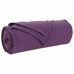 vidaXL Couvertures à jeter 6 Pièces Violet 200 x 150 cm Toison