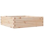 vidaXL Jardinière 80x80x23 cm bois de pin massif