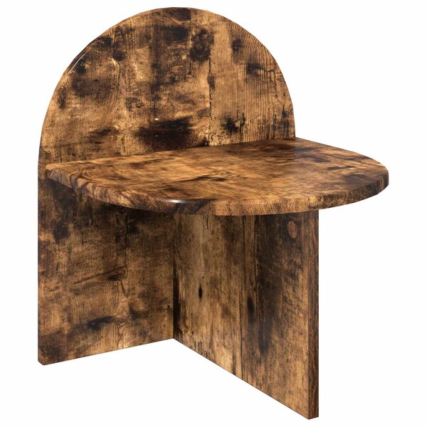 vidaXL Table de chevet Chêne Fumé 40 x 35 5 x 45 5 cm