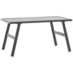vidaXL Ensemble de bancs de jardin avec coussins 7 Pièces noir
