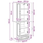 vidaXL Ensemble de Meubles 2 Pièces Noir Bois d'ingénierie