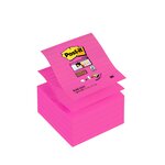 Z-notes fuchsia post-it 101 x 101 mm - bloc de 90 feuilles - lot de 5