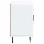 vidaXL Buffet Blanc 89 x 34 5 x 60 cm Bois d'ingénierie