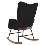 vidaXL Chaise à bascule Patchwork Tissu