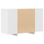 vidaXL Buffet avec tiroir Blanc 120 x 41 x 75 cm Bois d'ingénierie