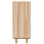 vidaXL Buffet Marron 60x30x70 cm Bois de pin massif et rotin naturel