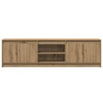 vidaXL Unites TV 2 Pièces Marron 180 x 34 x 50 cm Bois d'ingénierie