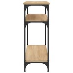 vidaXL Table console chêne sonoma 75x29x75 cm bois d'ingénierie