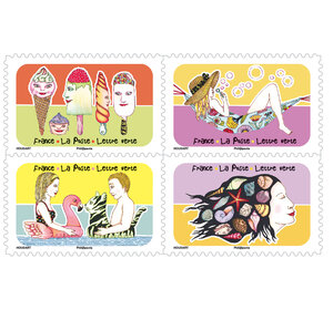 Carnet 12 timbres - Vacances - Lettre Verte
