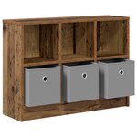 vidaXL Buffet avec tiroir Bois ancien 73 5 x 22 5 x 53 5 cm