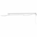 vidaXL Cadre de auvent Blanc 3 x 2 m