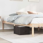 vidaXL Boîte de rangement avec fenêtre transparente 2 Pièces Anthracite