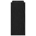 vidaXL Organiseur de bureau Chêne noir 34.5 x 15.5 x 35.5 cm