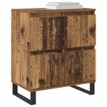 vidaXL Buffet 2 Pièces Bois ancien 60 x 35 x 70 cm