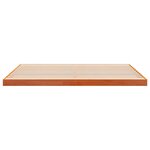 vidaXL Cadre de lit cire marron 180x200 cm bois de pin massif