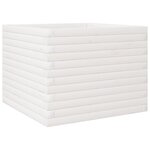 vidaXL Jardinière blanc 60x60x45 5 cm bois de pin massif