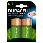 Blister de 2 accus rechargeables 1 2V D/HR20 3000mAh DURACELL
