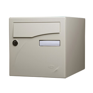 Boîte aux lettres Préface 1 porte Ivoire brillant RAL 1015B