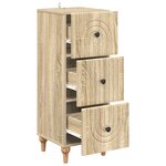 vidaXL Armoire à tiroirs Chêne Sonoma 33 x 34 5 x 90 cm